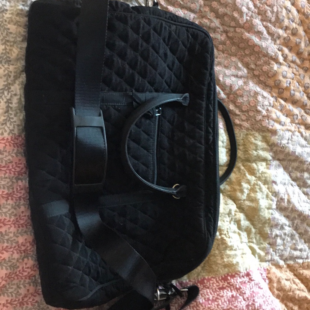 Black Vera Bradley computer bag